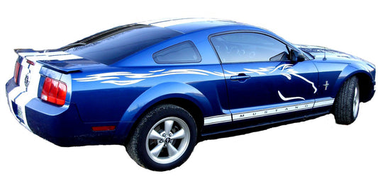 Tribal Mustang Side Graphics SET Decal Ford Dodge Chevy Stickers Stripes