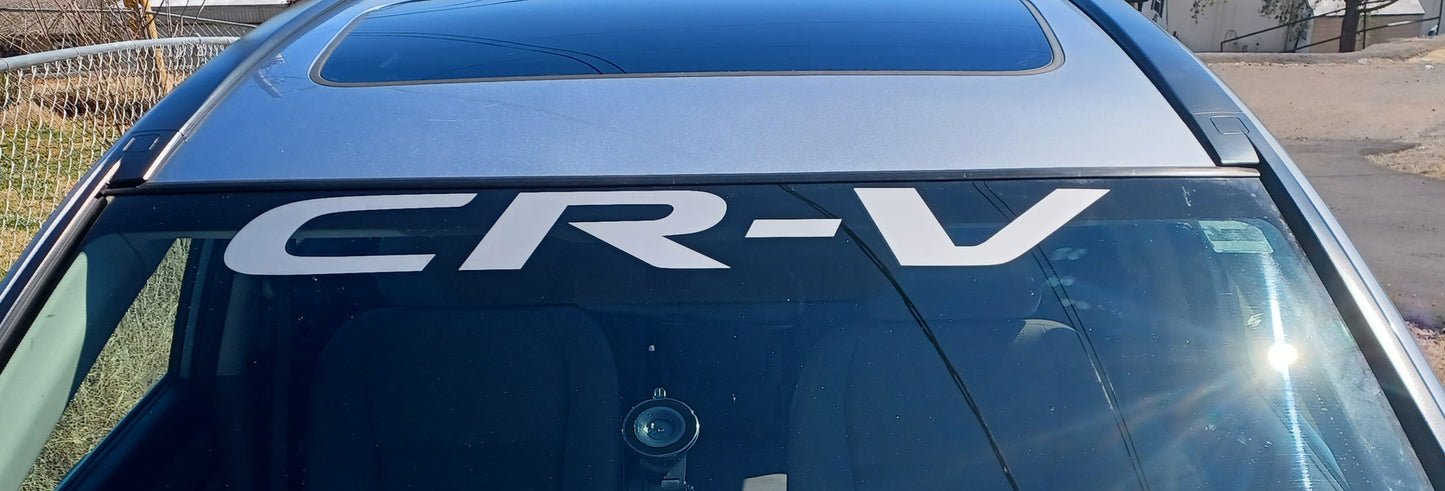 FOR CR-V VEHICLE WINDSHIELDS BANNER GRAPHIC DIE CUT DECAL/STICKER VINYL DECAL